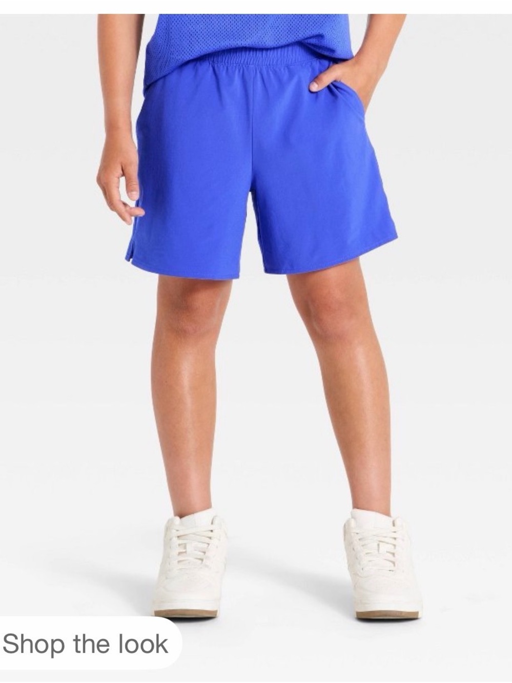 all in motion Royal Blue Kids Athletic Shorts